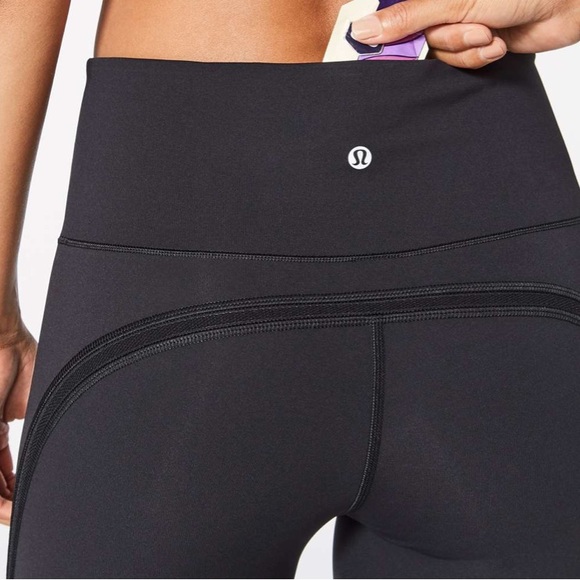 Lululemon Fresh in Mesh Crop Black Leggings (19”) - Picture 3 of 6